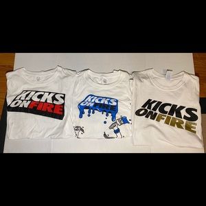 Kicks on Fire Men’s Tee BUNDLE